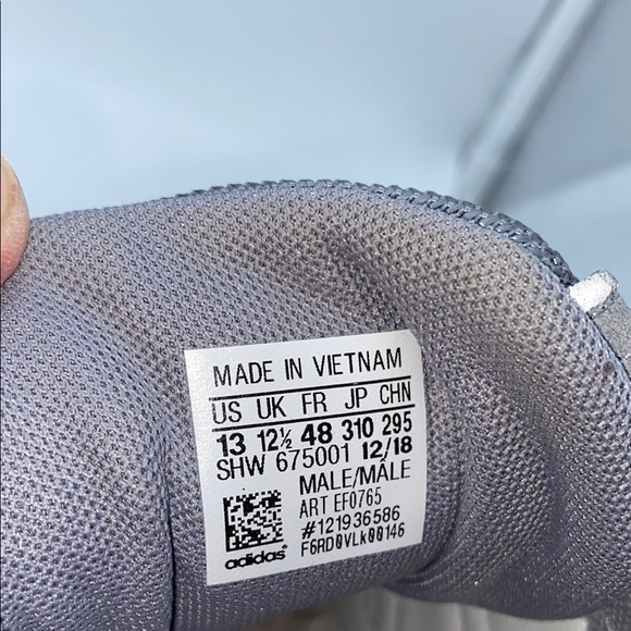 Adidas Tresc Run Grey Scarlet Men's Athletic Shoes Size 13 - Picture 9 of 13